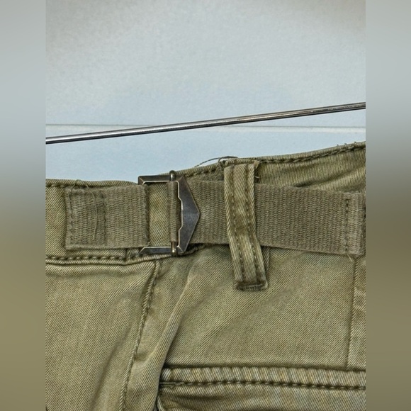 H&M L.O.G.G. Olive Green Cargo Pants Size 6 - Picture 4 of 8